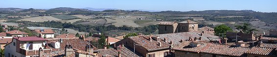 Dalla terrazza dell'appartamento Il Rossellino