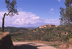Suggestiva vista di Castelmuzio