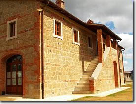 La loggia dell'agriturismo  Lucciolabella - Pienza